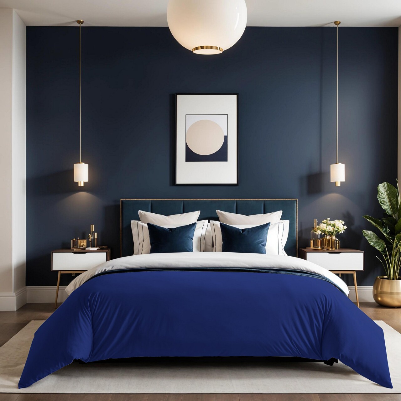 Husa de pilota Ranforce Super King (FR) (IT), L'essentiel Maison, Tonne Bleue, Albastru inchis - imagine 7